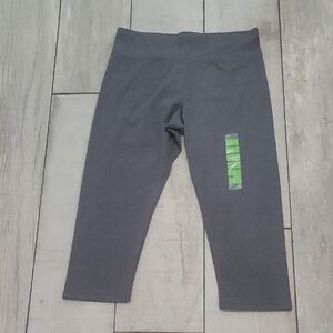 RBX Gray Capri-Length Athletic Legging Size Large #37